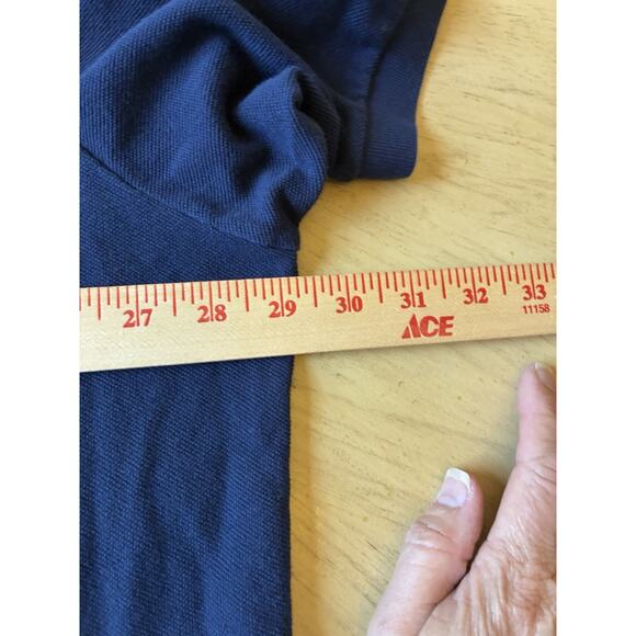 Lacoste Polo Shirt American Flag Logo Mens 4XL European 9, USA Alligator RARE !! - Picture 7 of 14